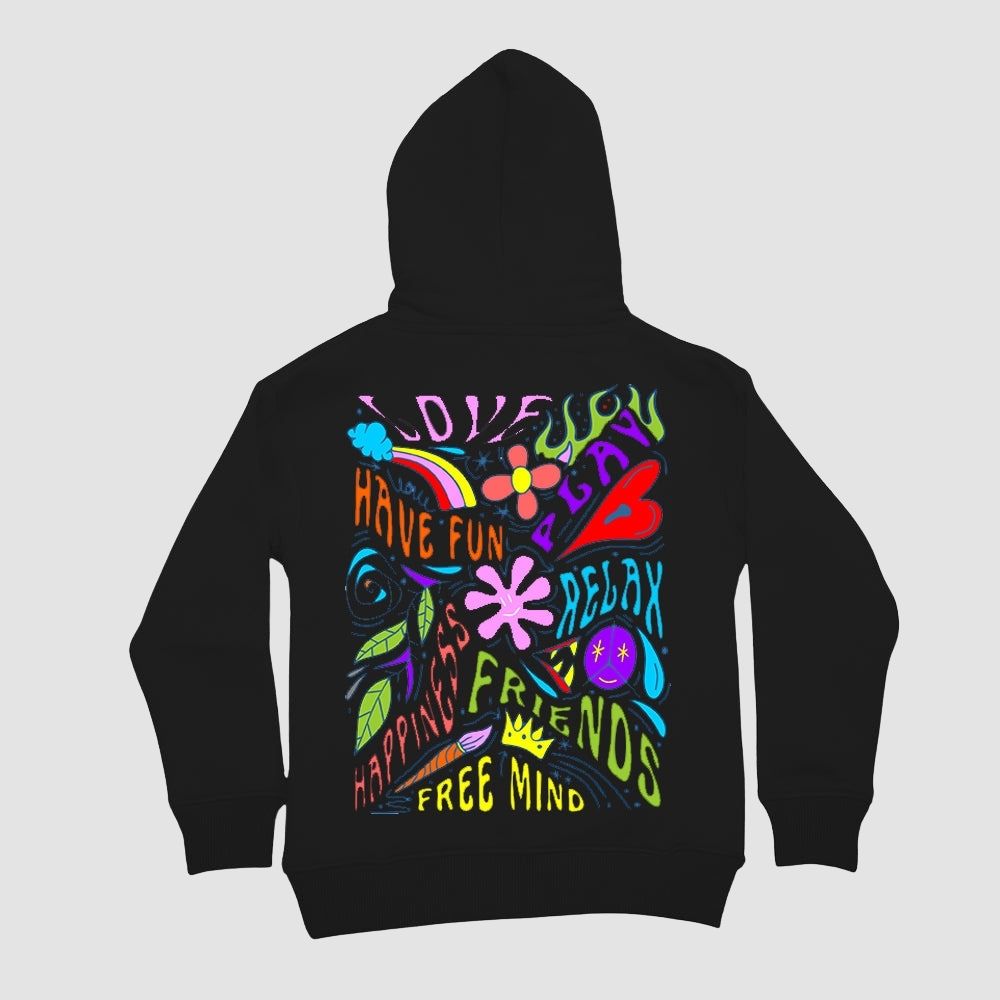 HOODIE Relax schwarz