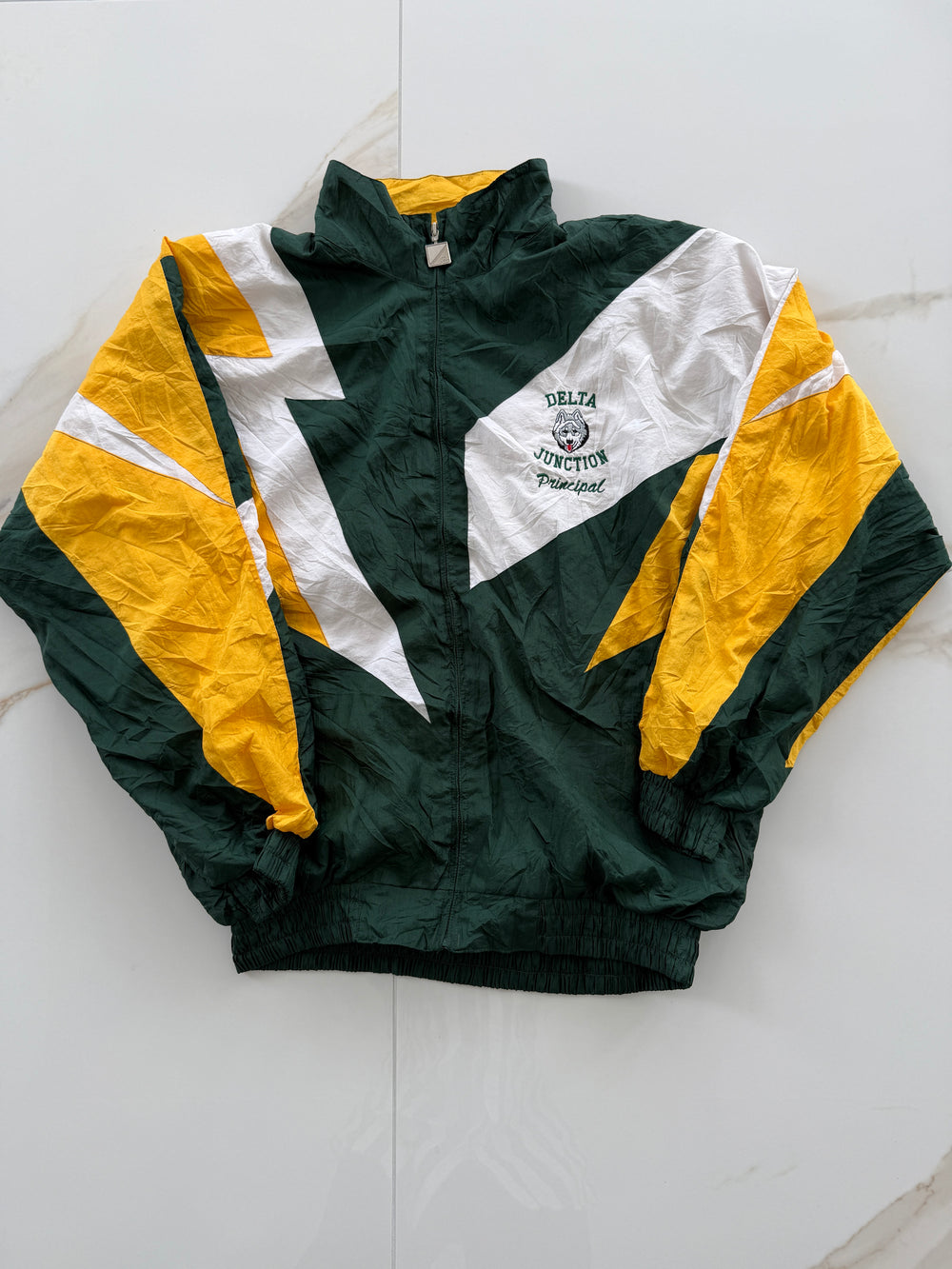 Vintage Trainingsjacke 90er Vibes, Delta Junction, American Team Sports