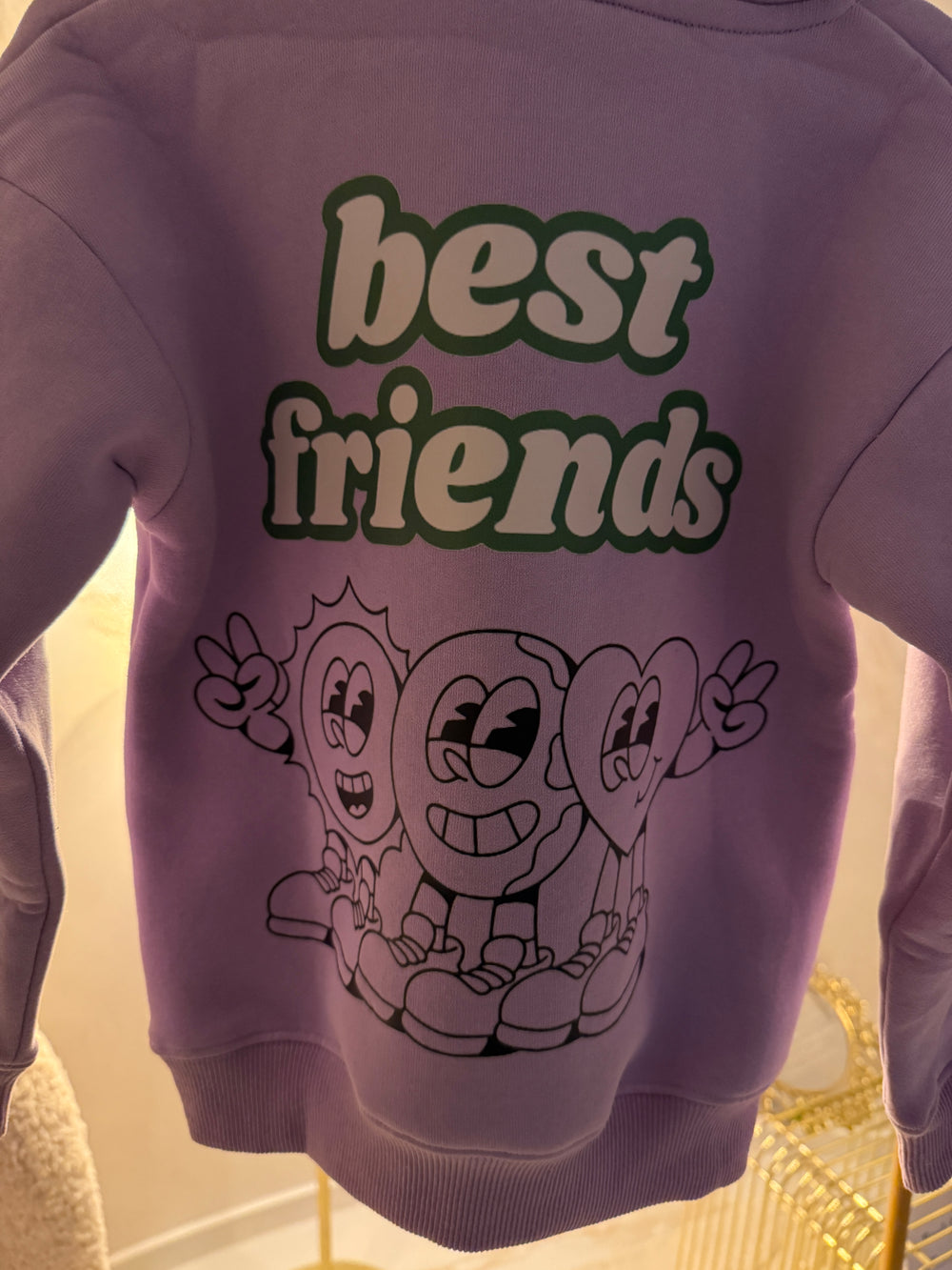 HOODIE Best Friends lila