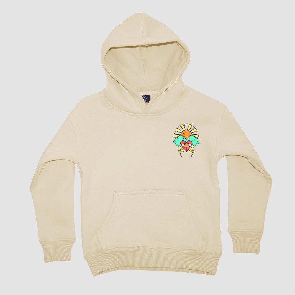 HOODIE Happy Sun beige