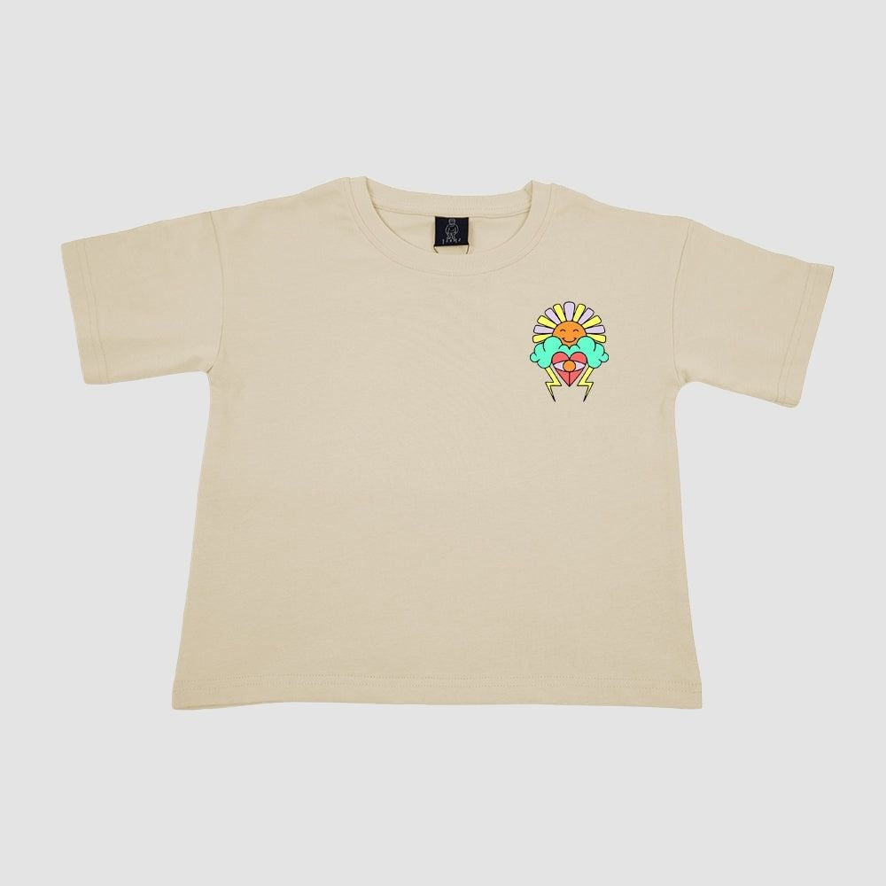 T-SHIRT Happy Sun beige