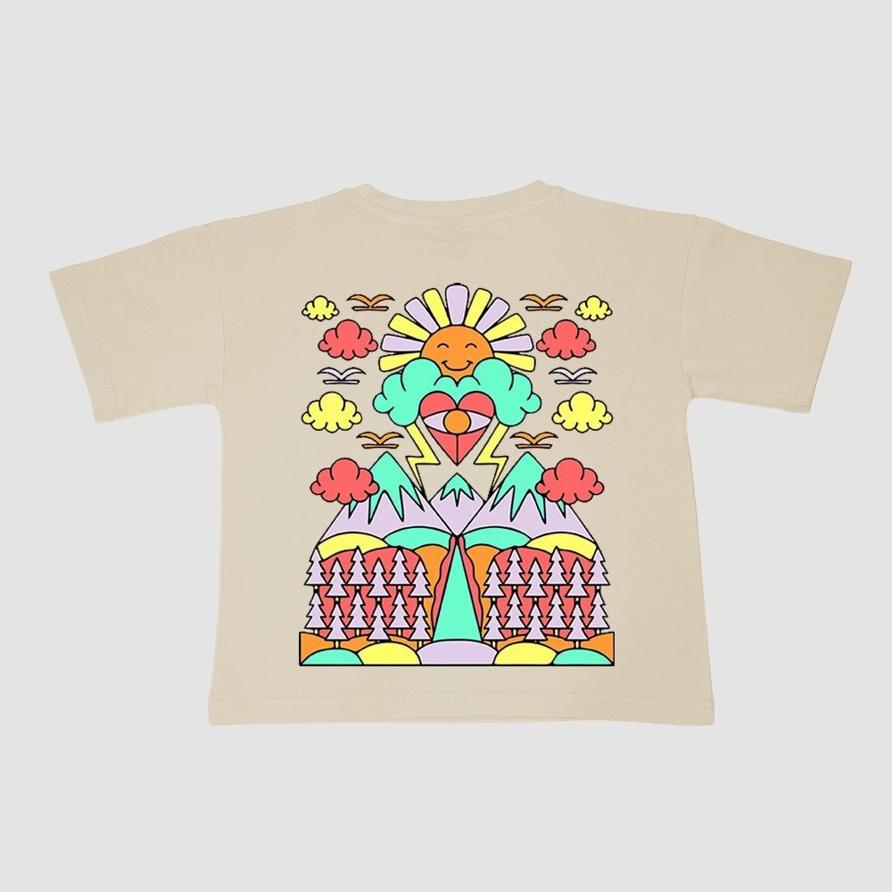 T-SHIRT Happy Sun beige