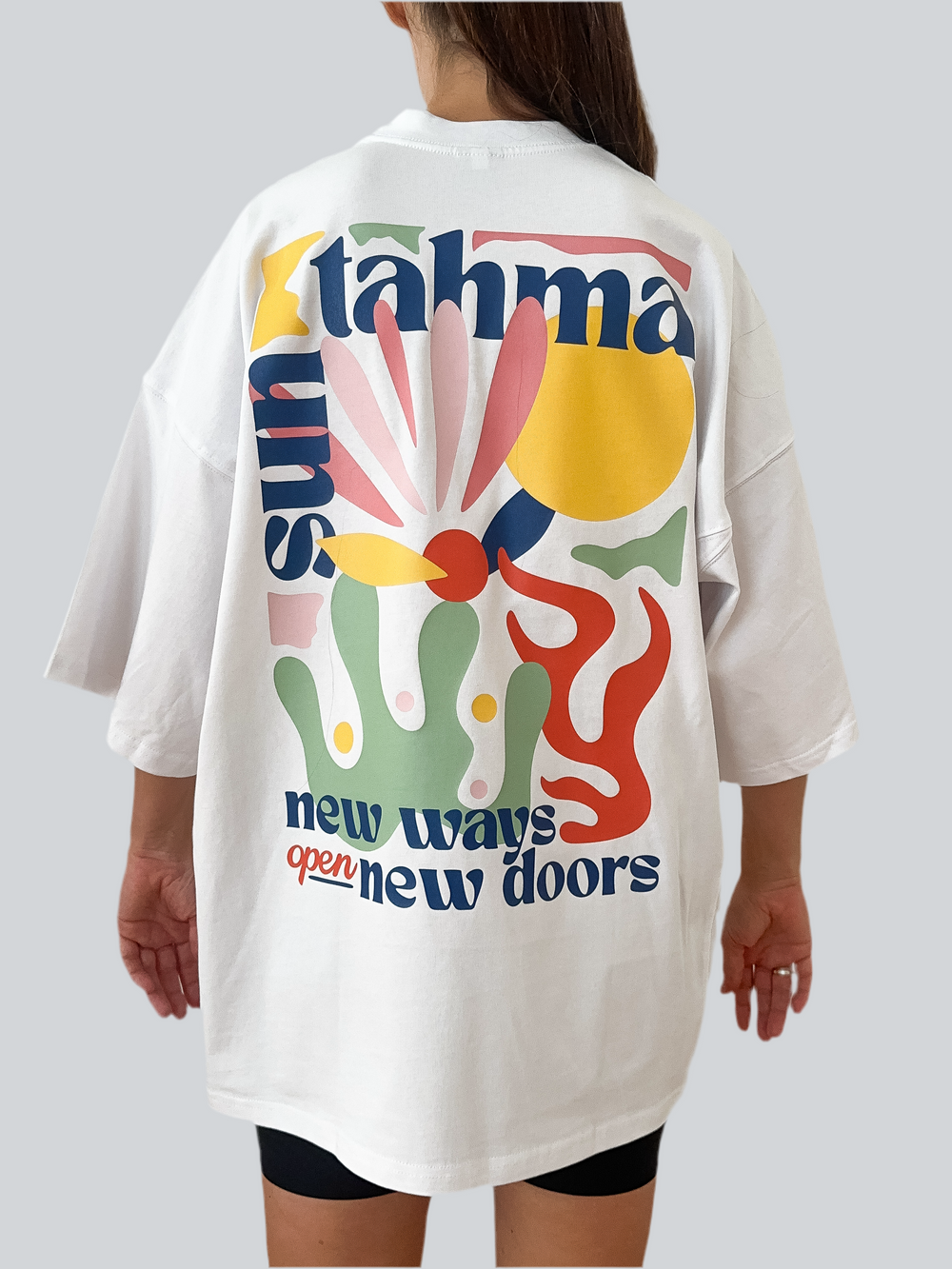 T-SHIRT Tahma weiß Größe S-XL