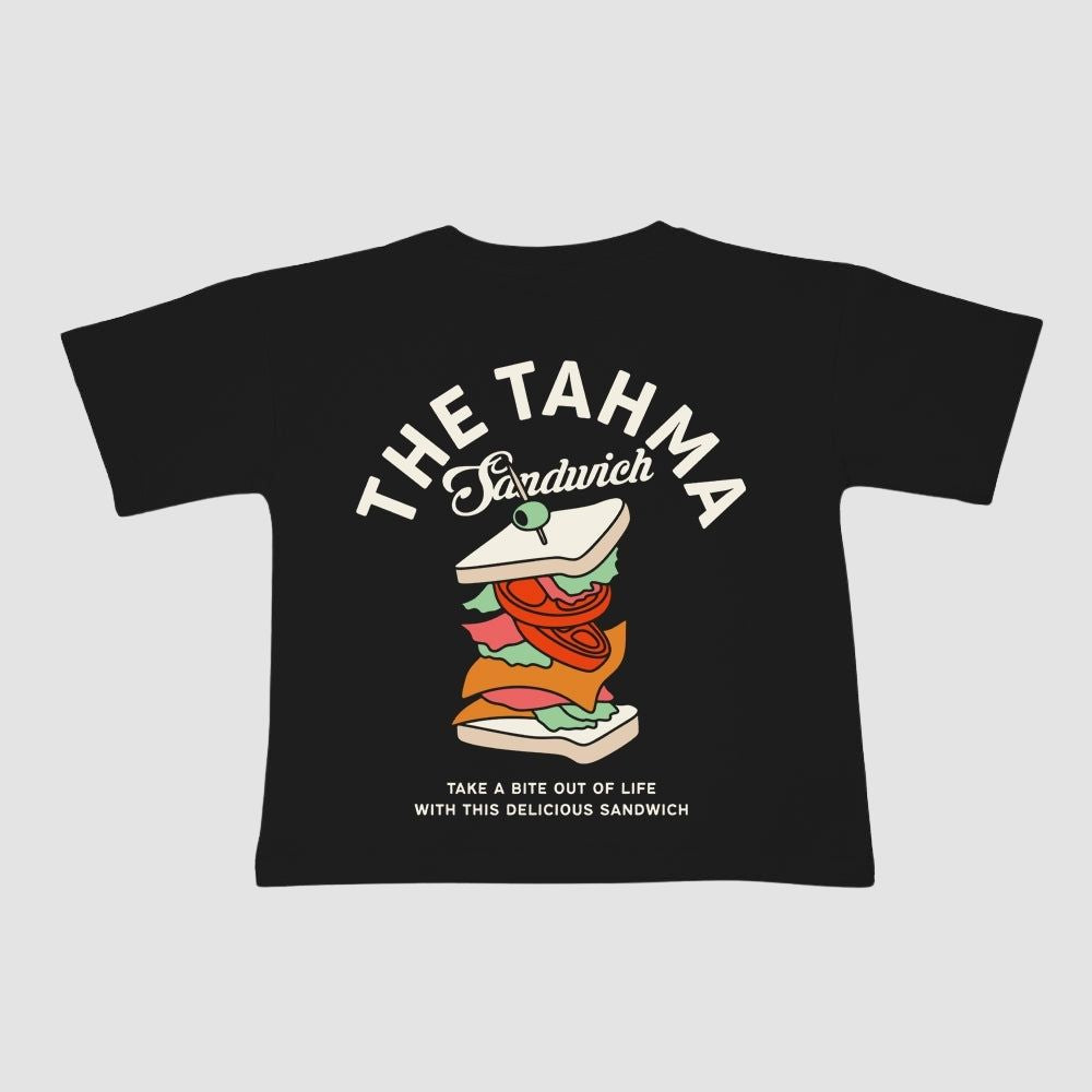 T-SHIRT Sandwich schwarz