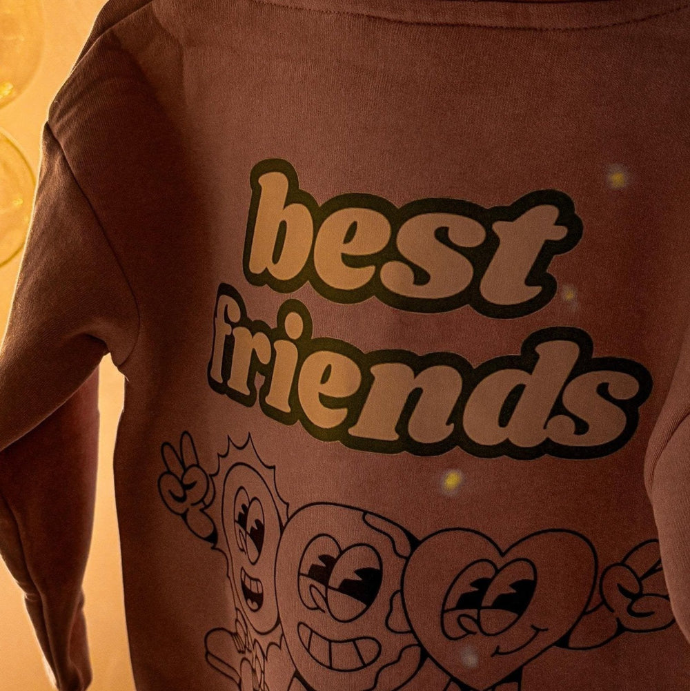 HOODIE Best Friends lila