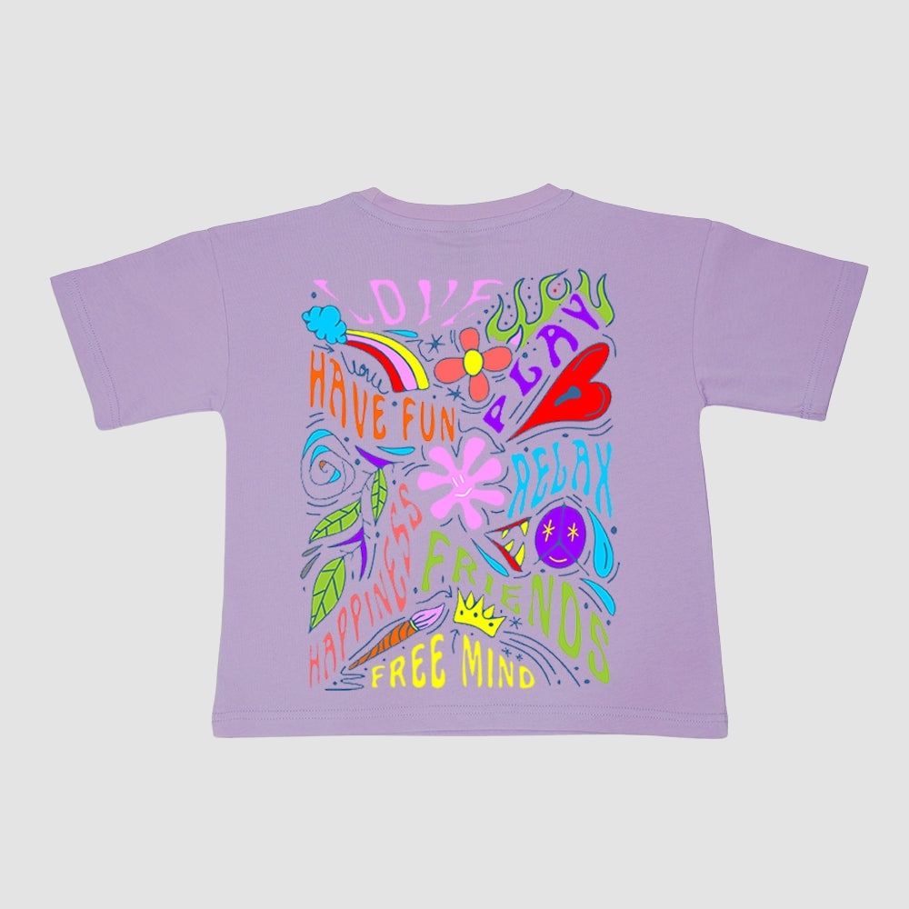 T-SHIRT Relax lila