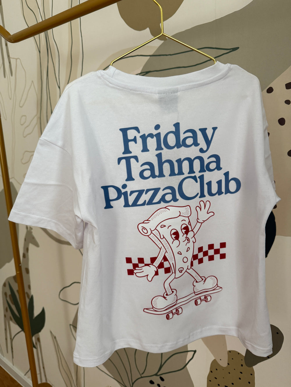 T-SHIRT Pizza Club weiß