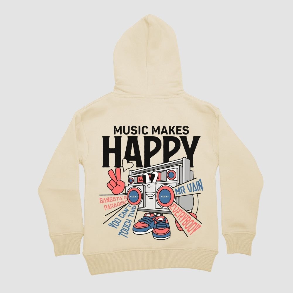 HOODIE Music beige