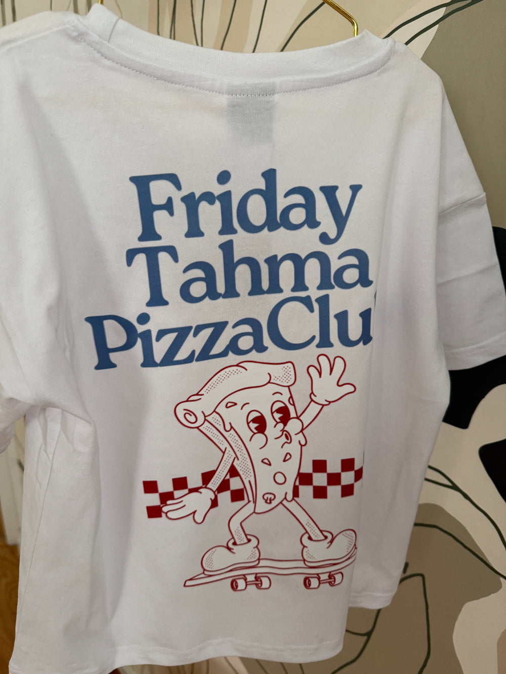 T-SHIRT Pizza Club weiß