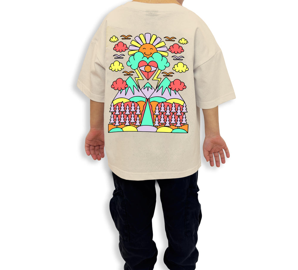 T-SHIRT Happy Sun beige