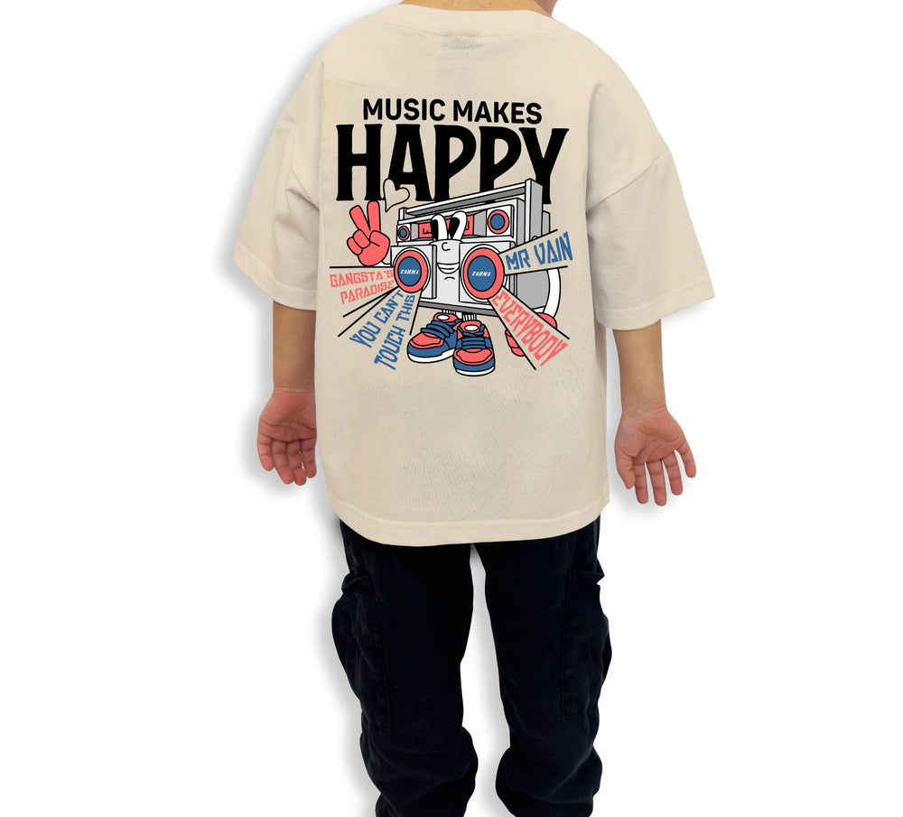 T-SHIRT Music beige