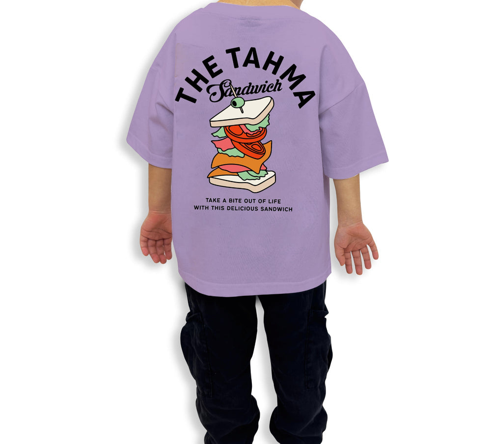 T-SHIRT Sandwich lila