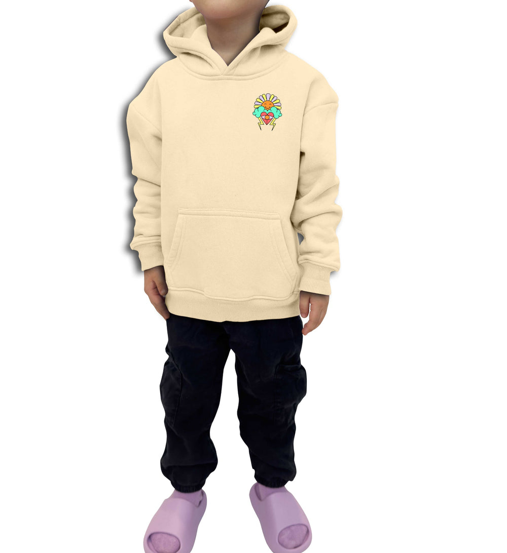 HOODIE Happy Sun beige