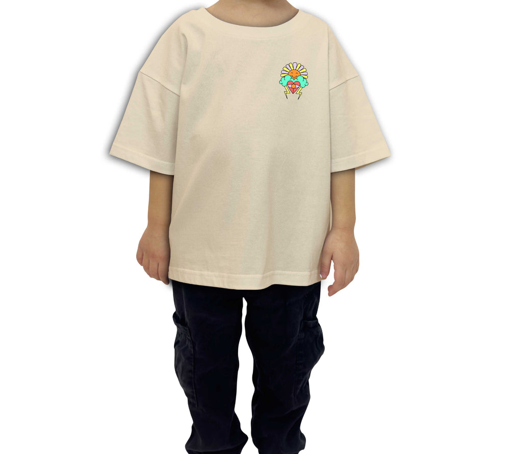 T-SHIRT Happy Sun beige